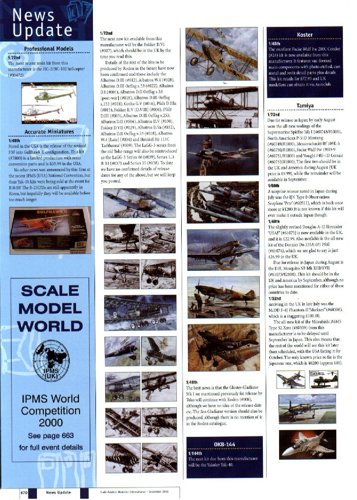 Scale Aviation Modeller International 2000-09